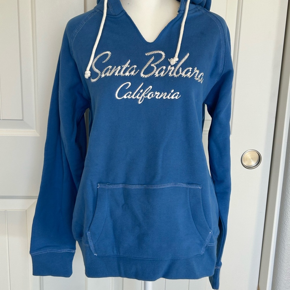 Santa Barbara California Women's Blue Hoodie